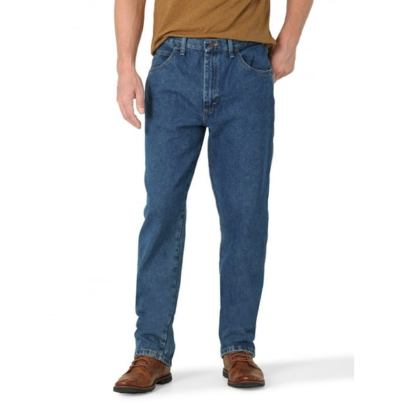 Jeans Rustler Classic Relaxed Fit para hombre Dark Stonewash