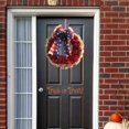 thumbnail image 4 of Pedty Summer Wreaths,Wreath for Front Door,2024 New Patriotic Day and National Day Festival Bow Garland Door Hanging Fabric Garland Home Decoration 40Cm,Independence Day Hanging Decoration, 4 of 9