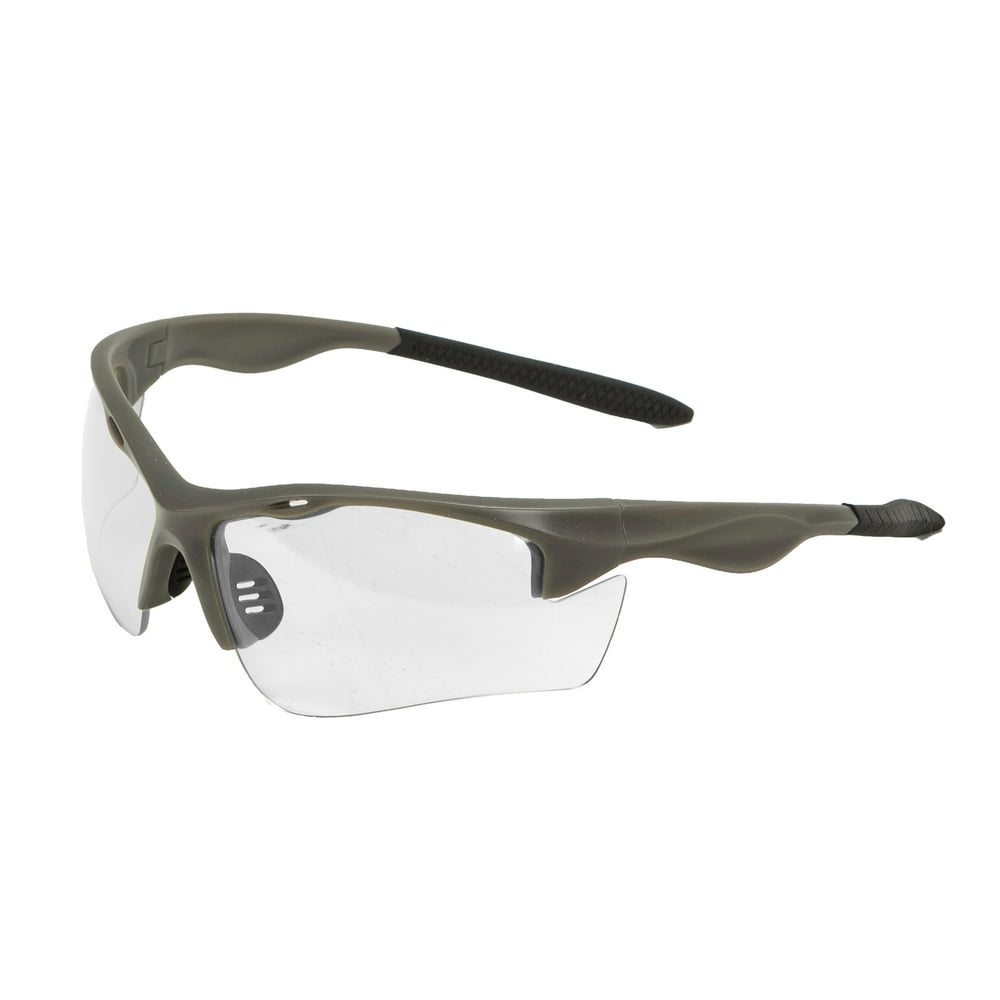 Allen Company Clear Shooting Safety Glasses, Wrap Around Frame