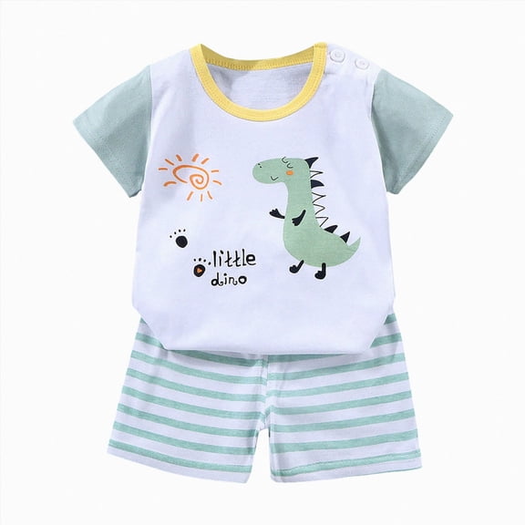 Xudanell Toddler Baby Boy Clothes 12 18 24 Month 2T 3T Summer Outfit Retro Farm Tractor Tee Shirts T-Shirt Shorts Set (White,3-4 Years)