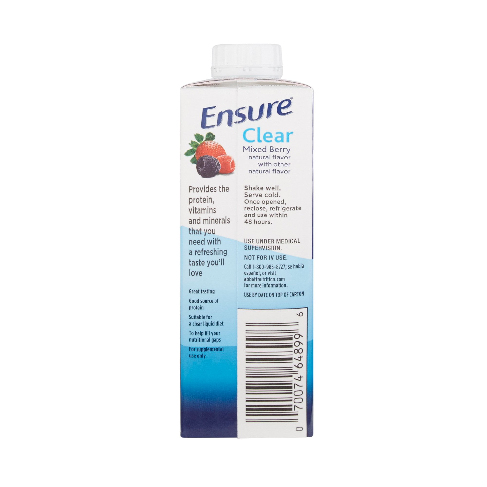 Ensure Clear Nutrition Drink, Ready-to-Drink Mixed Fruit