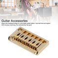 thumbnail image 3 of Guitar Bridge, Electric Guitar Bridge Kit 6 String Non Tremolo  for ST Gold, 3 of 7