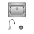 thumbnail image 1 of Blanco KF-441078 Essential Laundry Sink with Pull-Down Faucet and Strainer in Stainless Steel, 1 of 1