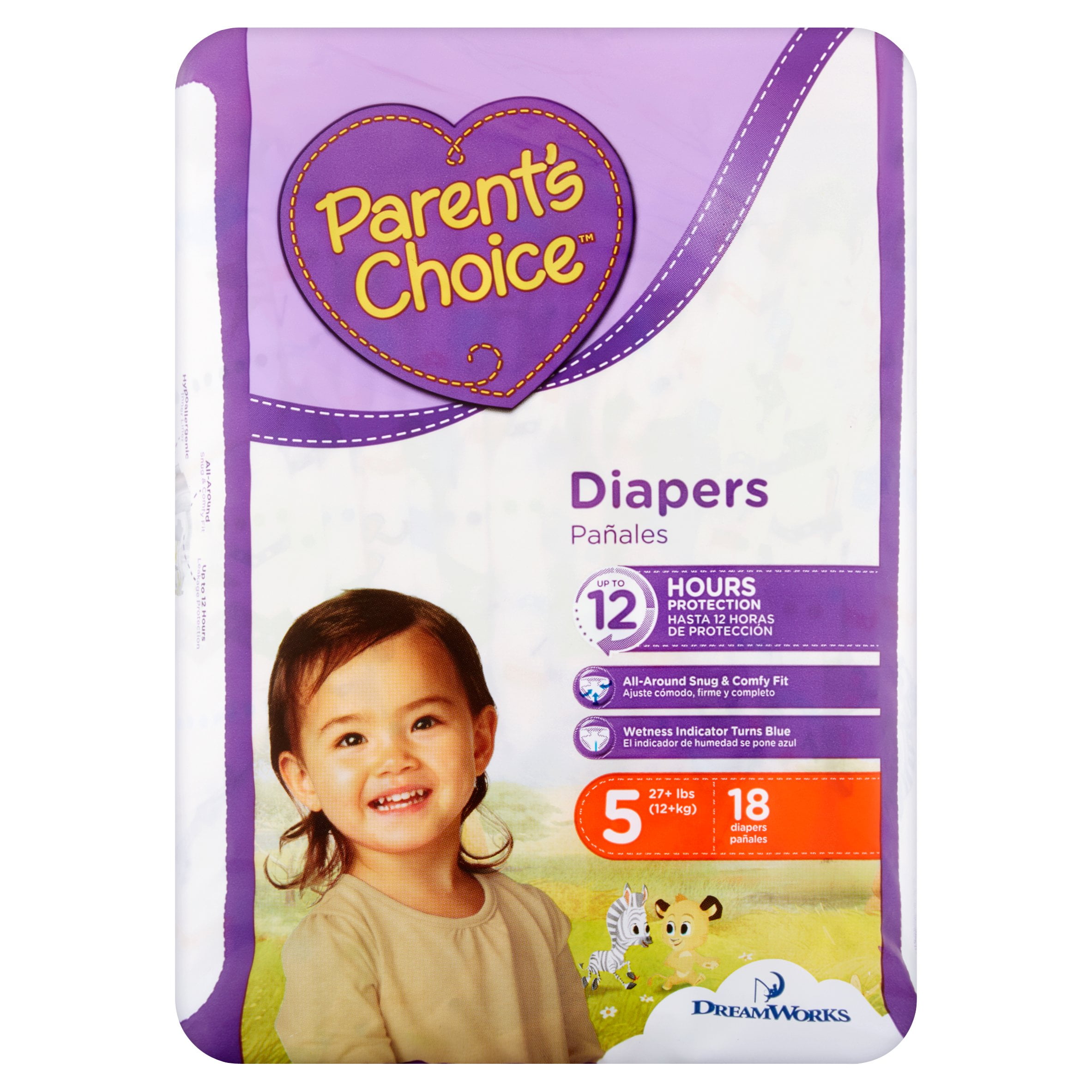 walmart parents choice diapers size 5