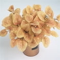 thumbnail image 2 of Toystoory Hojas de eucalipto Planta artificial Hojas Centro de Hojas Oficina en el hogar Fiesta de boda Decoración Planta Plantas Artificiales amarillo Toystoory HA6648-05B, 2 of 6