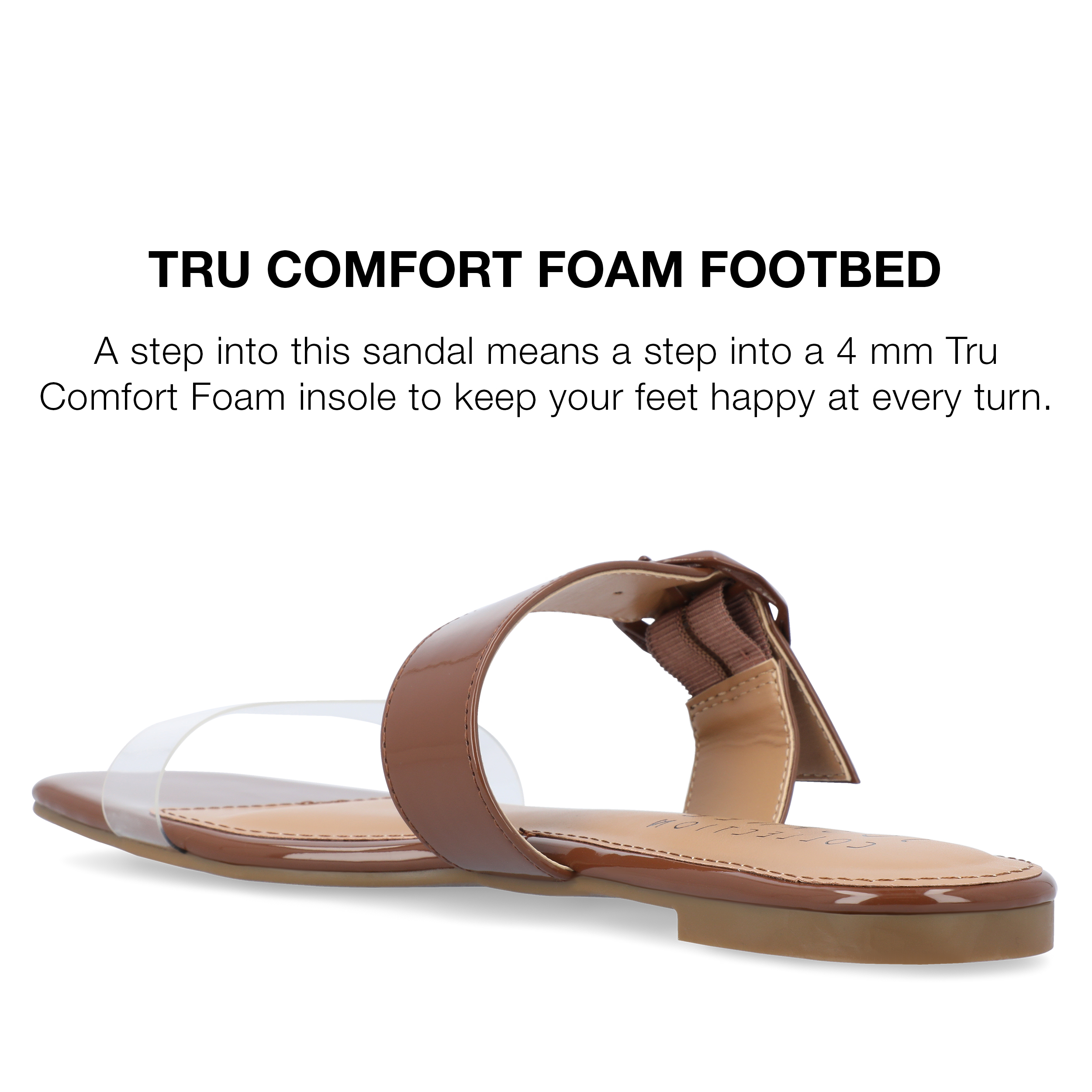 Journee Collection Womens Jeysha Tru Comfort Foam Slip On Slide Flat Sandals