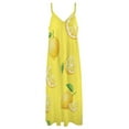 thumbnail image 5 of Lemons on Yellow Sleeveless Dress dresses summer Women's summer dresses, 5 of 6