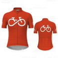 thumbnail image 4 of 2023 Camiseta de ciclismo para mujer, camiseta de manga corta para ciclismo de montaña o carretera, ropa de verano para mujer, blusa rosa, 4 of 5