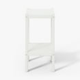 thumbnail image 2 of WestinTrends 36" Outdoor Adirondack HDPE 2-Tier Patio Side Table, White, 2 of 14