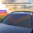 thumbnail image 2 of Car Windshield Sunshade, for Audi A1 Foldable Car Front Window Sunshade Sun Shade, 2 of 5