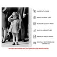 thumbnail image 3 of HISTORIX Vintage 1963 John F Kennedy Jr Photo Print - Vintage Photo of John F Kennedy Jr Saluting - Old Photo of JFK Jr Wall Art Print, 3 of 6