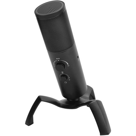 Studio Condenser Microphone, USB HiFi Stereo Cardioid Omnidirectional ...