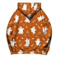 thumbnail image 6 of Dweltoz Halloween Hoodies for Women Ghost Pumpkin Star Print Pullover Hoodie Long Sleeve Loose Fit Sweatshirt with Pockets Casual Halloween Party Tops,Orange 2XL, 6 of 6