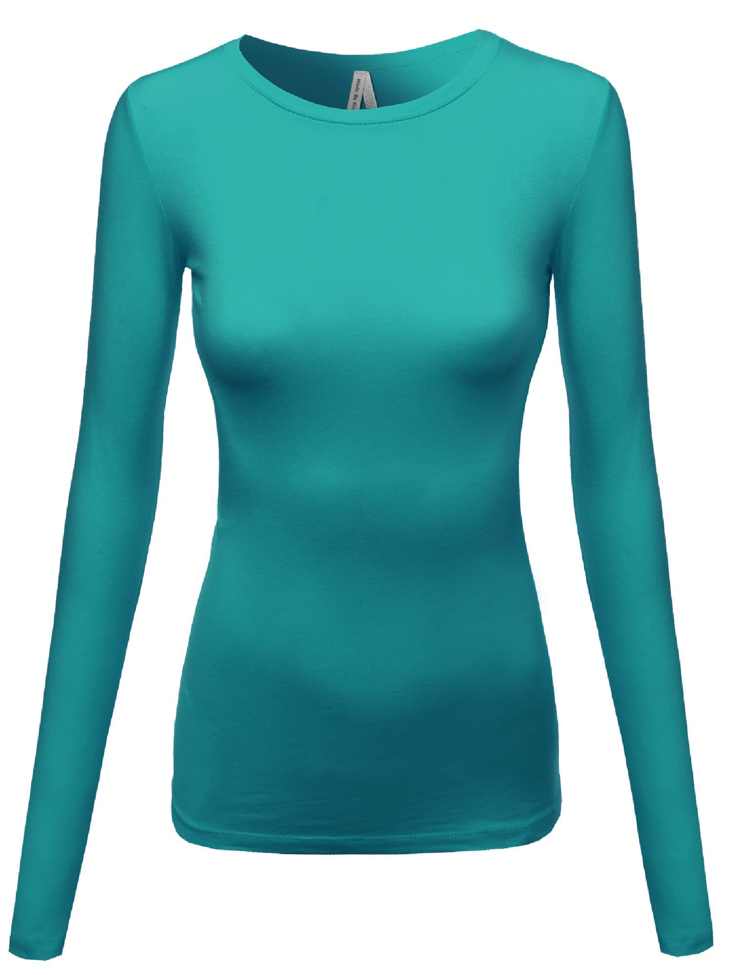 M&S 10 Thermal Everyday Warmth Long Sleeve Heatgen top soft light base blue NEW 
