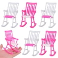 thumbnail image 1 of Mini Rocking Chair Toys Pink Plastic 5Pcs 3.93X2.95X1.57in, 1 of 9