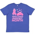 thumbnail image 3 of Inktastic Breast Cancer Awareness Month- October Youth T-Shirt, 3 of 5