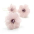 thumbnail image 6 of 3Pcs/Set Bridal Flower Hairpin Hair Ornament Headwear Jewelry , Light Pink, 8x4cm, 6 of 8