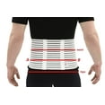 thumbnail image 3 of Faja abdominal ITA-MED de 30 cm para hombre, prenda de compresión posquirúrgica ajustable y transpirable, ideal para pacientes posquirúrgicos y personas con hernias (blanca, pequeña), 3 of 5