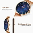thumbnail image 3 of A ALPS Woman Watches Simple Watch for Woman Analog Ultra Thin Minimalist Wristwatches with Leather Strap Gifts for Women, 3 of 7