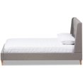 thumbnail image 3 of Baxton Studio Adelaide Tufted Full Platform Bed in Light Gray, 3 of 7