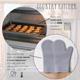 thumbnail image 4 of Country Kitchen Nonstick Cookware and Bakeware Set with Stackable Design, Gray, 13-Piece, 4 of 9