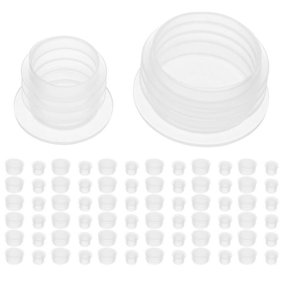 SHOWERORO 200Pcs Leak-Proof Plastic Replacement Bottle Lids for Kitchen Use