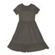 thumbnail image 4 of Vestido informal de playa con cuello cuadrado y pliegues en línea A para mujer - Tejido transpirable, estilo versátil, sandalias/zapatillas deportivas - Tallas S-XL para vacaciones, 4 of 4