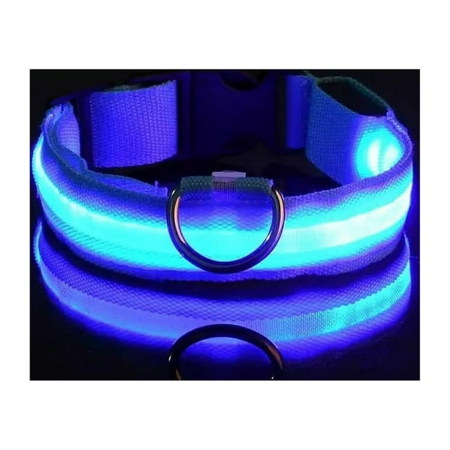 Pet Collar Cat Luminous Pet LED No Printed Luminous Safety Collar for Cats Dogs