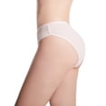 thumbnail image 3 of Braguitas de algodón con forma de V para mujer, con rosca, de color sólido europeo y americano, de cintura baja, transpirables, de doble capa, para niñas, 3 of 6