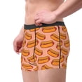 thumbnail image 2 of Disketp Cartoon Hot Dog Men's Boxer Briefs,Soft and Breathable Cotton Underwear with ComfortFlex Waistband-Large, 2 of 5