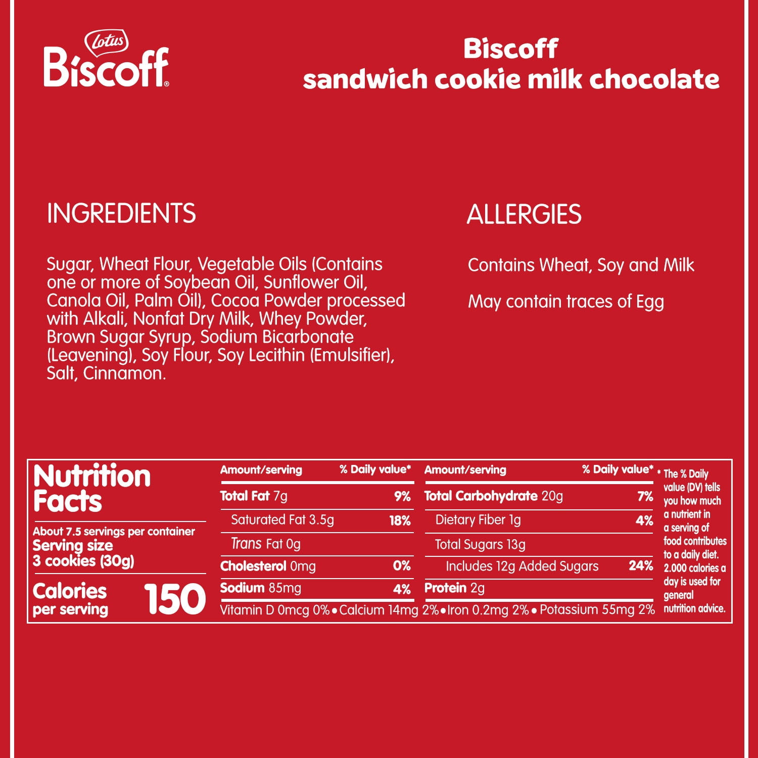 (8 pack) Lotus Biscoff Sandwich Chocolate Flavor Cookie 11p x 2