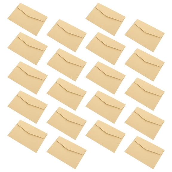 20-Pack Kraft Paper Greeting Cards Envelopes with Easy Seal, Unbranded, Durable and Stylish for Invitations and Notes
