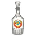 thumbnail image 3 of STP GOODS 7-Piece Glass Decanter and Shot Glasses Set 1.7 fl oz (50 ml) for 6 Clear Liqueur Glass for Whiskey Vodka Tequila Barware Vintage Decanter Set Retro Glassware, 3 of 4