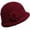 Red,#078, variant on Womens Cloche Hat, Winter Knit 1920 Vintage Beanie Cap Bowler Church Bucket Dress Felt for Women Ladies Seniors,One Size