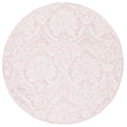 thumbnail image 2 of SAFAVIEH Blossom Travis Damask Area Rug, Pink/Ivory, 6' x 6' Round, 2 of 9