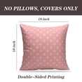 thumbnail image 2 of LALILO Throw Pillow Covers Floral Pink And White Ornament Japanese Cushion Cover 18" x 18", 2 Pack, 2 of 6
