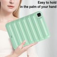 thumbnail image 5 of Allytechgroup Shockproof Case for Apple iPad Pro 11 Inch 2024, Wave Bubble Style Protective Cover Soft TPU Back Shell with Raised Edges for Camera & Screen, Green, 5 of 7