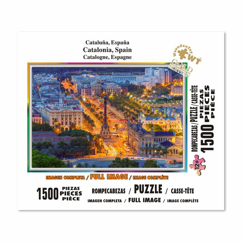 Spain by Wuundentoy 1,500 Pieces Jigsaw Puzzle Catalonia 