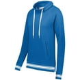thumbnail image 4 of Holloway S Ladies All-American Funnel Neck Pullover Royal Heather/White 229763, 4 of 5