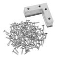 thumbnail image 1 of unbranded 1Jgo Soportes En L Para Estantes De Madera Con Inoxidable Y De Cuatro Agujeros, 1 of 7