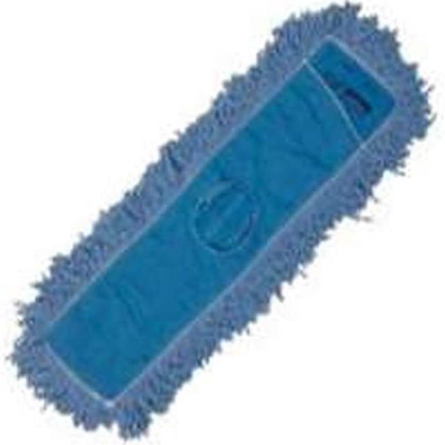 Rubbermaid 653477 Blend Twisted Loop Dust Mop Head, Polyester, Blue