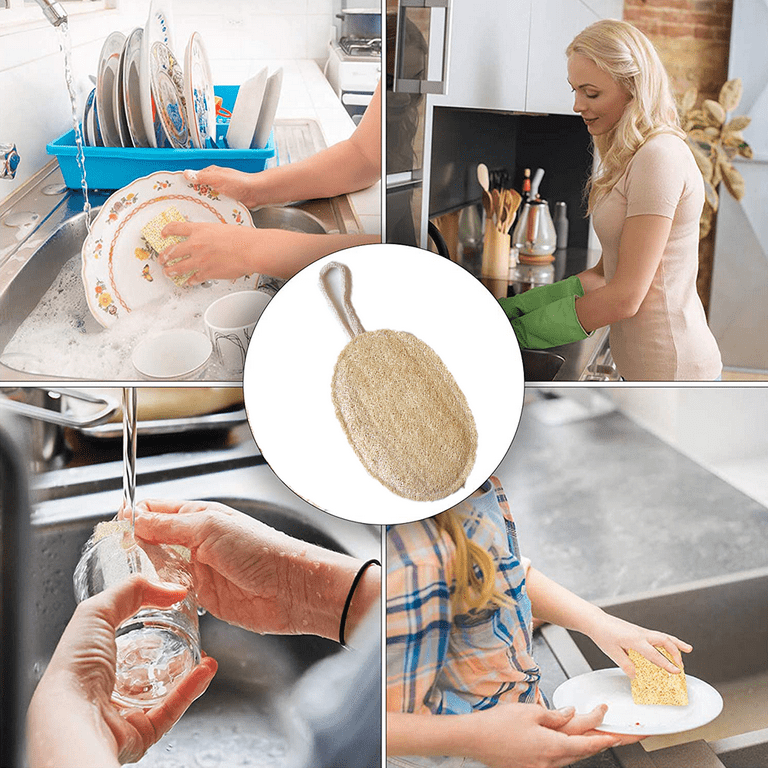 Natural Dish Scrubbers - Kitchen Luffa