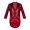 Burgundy, variant on Kids Boys Classic Fit Tailcoat Lapel Long Sleeve Wedding Prom Party Sequins Blazer Jacket Silver 6