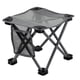 thumbnail image 3 of Silla plegable y reposapiés retráctil para acampar, picnic, senderismo al aire libre. gris grande, 3 of 9