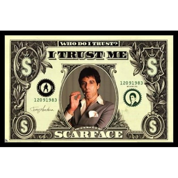 Scarface Bill Laminated & Framed Poster (36 x 24)