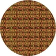 thumbnail image 1 of Ahgly Company Machine Washable Indoor Round Transitional Saffron Red Area Rugs, 7' Round, 1 of 7