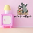 thumbnail image 3 of Holiday Gift Children You're like really Cute Adorable Cartoon Wall Decal Decoration Cute Friendship Inspirational Quote Decor Lasts Years and Easily Removable - Size: 12 in x 11 in, 3 of 3