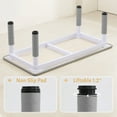 thumbnail image 4 of Mesa para niños y 6 sillas, mesa ajustable de altura para niños pequeños y silla con escritorio de graffiti y piernas antideslizantes para guarderías en el aula, casa, 4 of 7