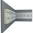 thumbnail image 5 of Ekena Millwork 3 1/2"H x 3/4"P x 94 1/2"L, (4" Repeat), Attica Running Leaf Chair Rail, 5 of 6