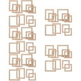 thumbnail image 1 of HLONK 50 Pcs Solid Wood Frame Photo Mini Picture Frames Bulk Model Wooden For Crafts Unfinished, 1 of 6